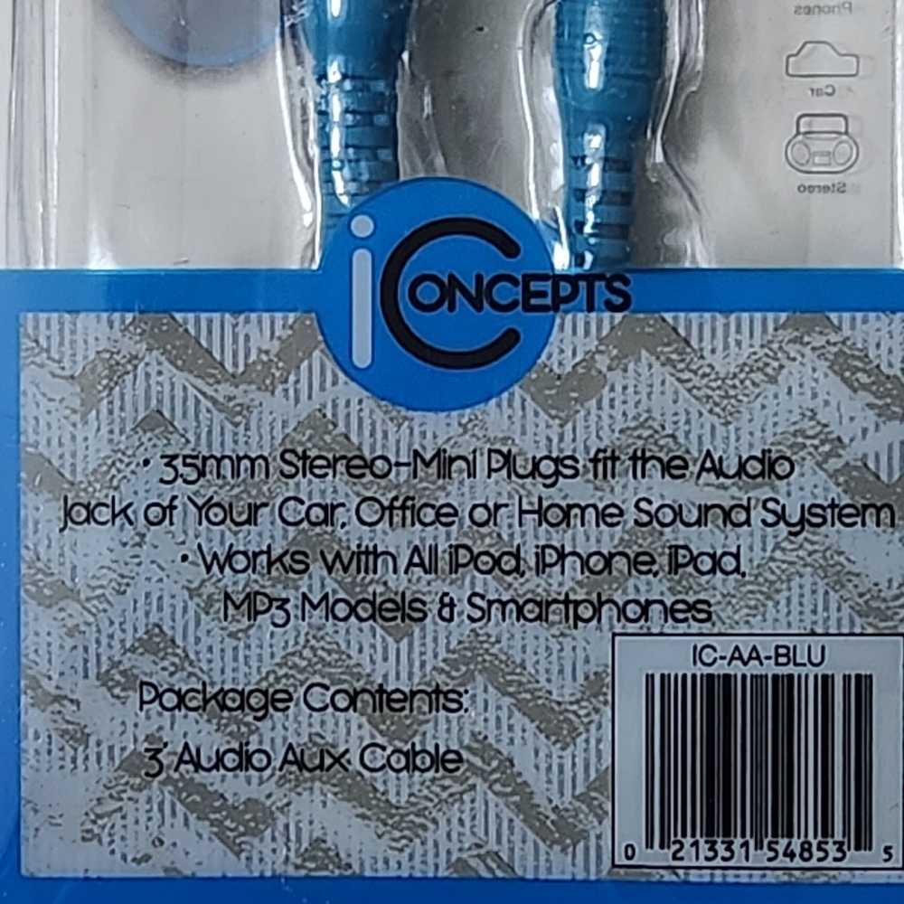 5/$25 Audio Aux Cable For Home Surround System Smartphone iPhone Car Office - Picture 2 of 2